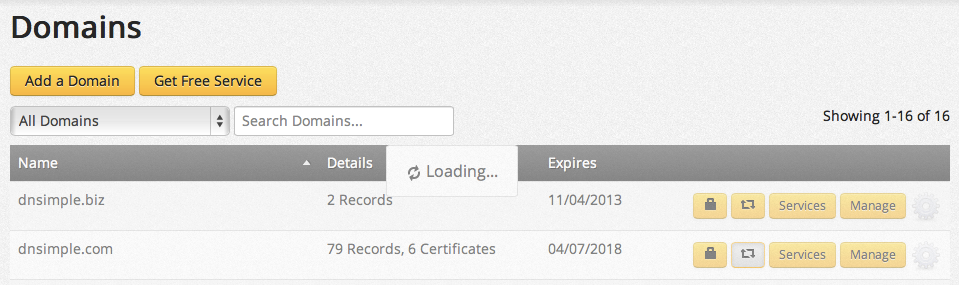 Domain Loading