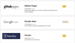 One click service