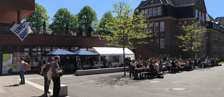 Sunny outside area
