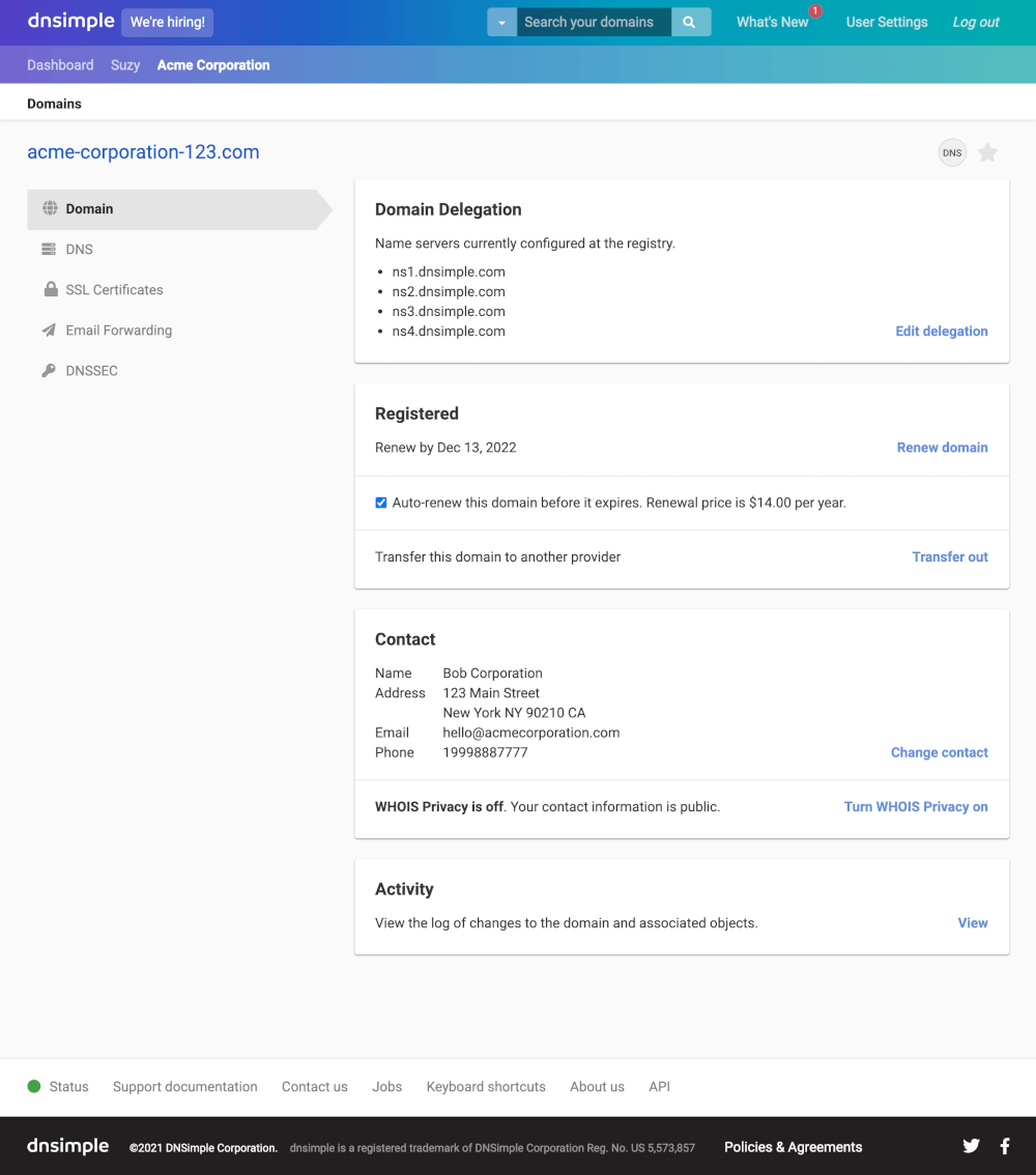 Domain Manager